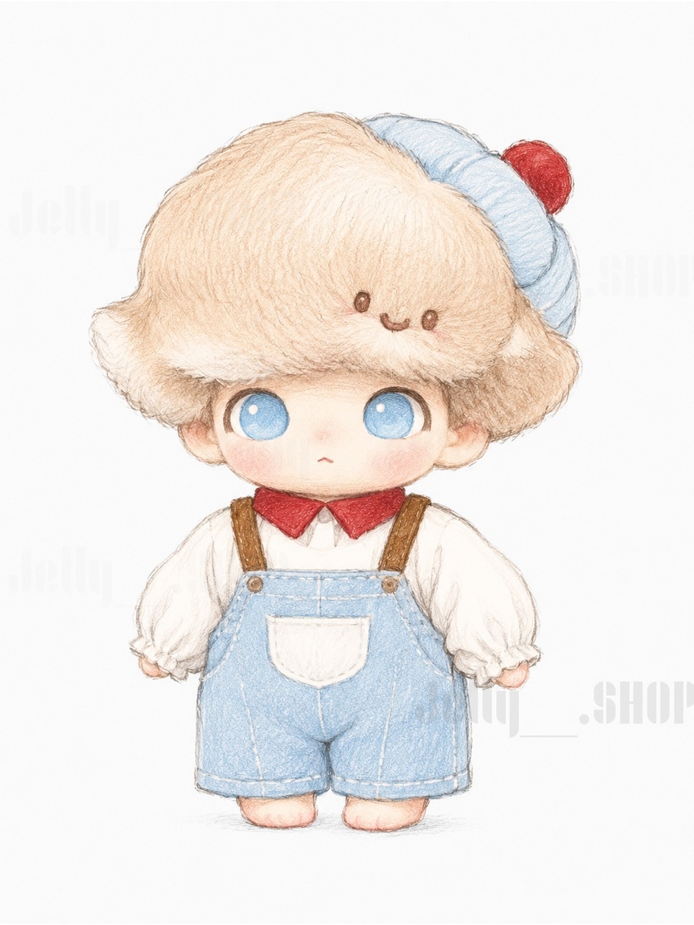 open box POP MART DIMOO plush figure